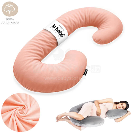 La Bebe™ Maternity Pillow Sì - Duo Art.227033 100% cotton. Multifunctional maternity pillow with memory foam filling