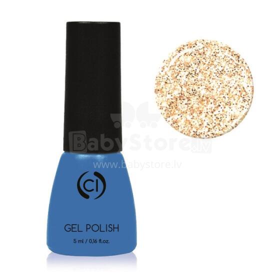 CI Гель-лак mini 5мл glitter G10 gold