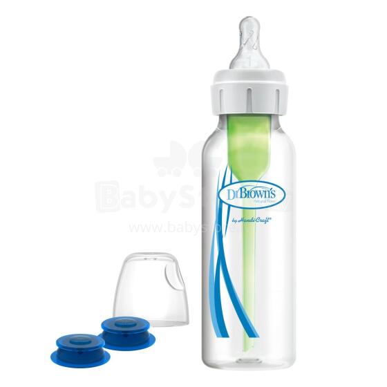 DR.BROWN'S bottle with a narrow neck and a valve designed for a special purpose, 250 ml