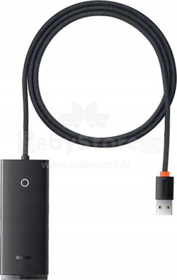 HUB USB Baseus Lite sērija 1x USB-C + 4x USB-A 3.0 (WKQX030101)