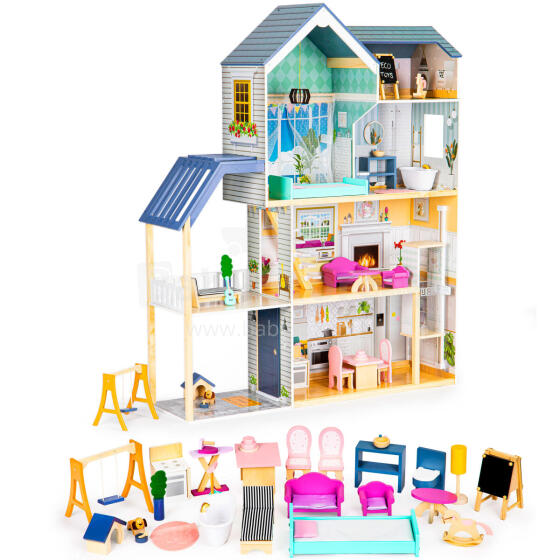 XXL dollhouse Maya Residence 28 pieces ECOTOYS