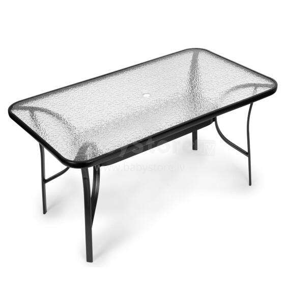 Klaasist aiapink Wave 140x80cm terrassi rõdu laud MultiGarden