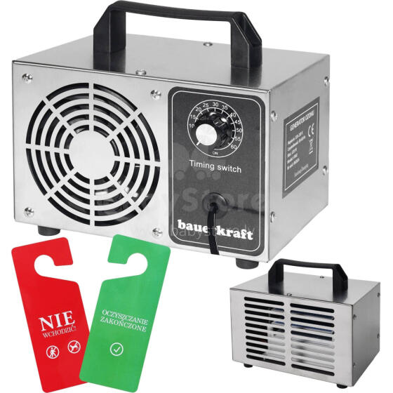 Osoonigeneraator, õhupuhasti, 60g/h, taimer, 120W