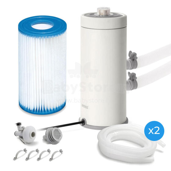 Ujumisbasseini filtripump 2006L/h filter + paigaldustarvikud INTEX 26604