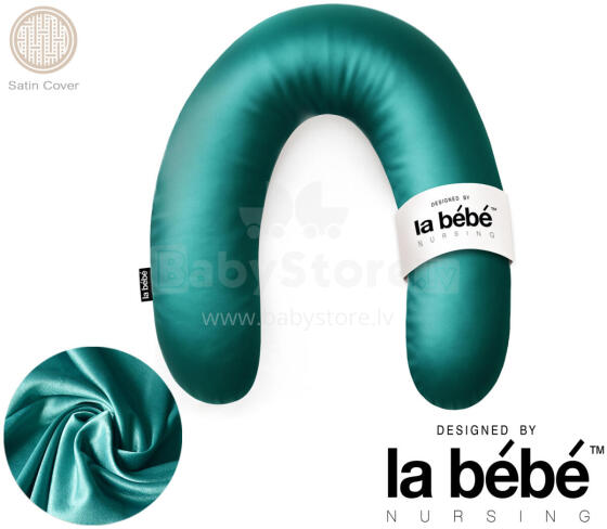 La Bebe™ Rich Satin Nursing Maternity Pillow Art.15680 30x104 cm