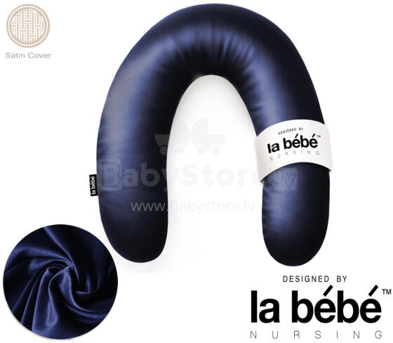 La Bebe™ Rich Satin Nursing Maternity Pillow Art.15688 30x104 cm