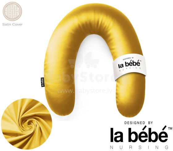 La Bebe™ Rich Satin Nursing Maternity Pillow Art.15687 30x104 cm
