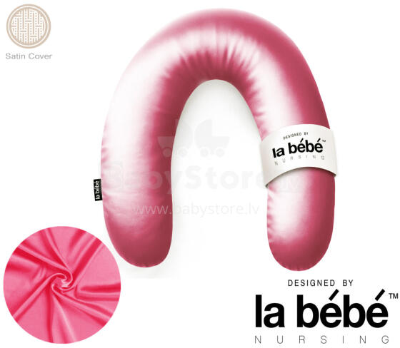 La Bebe™ Rich Satin Nursing Maternity Pillow Art.15610 30x104 cm