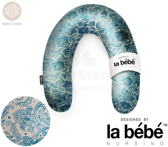 La Bebe™ Rich Satin Nursing Maternity Pillow Art.15612 30x104 cm