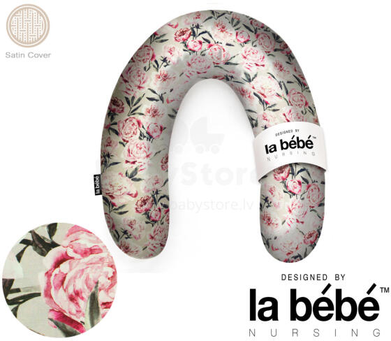 La Bebe™ Rich Satin Nursing Maternity Pillow Art.15613 30x104 cm