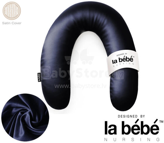 La Bebe™ Rich Satin Nursing Maternity Pillow Art.15615 30x104 cm