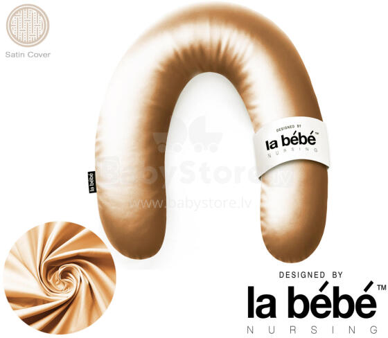 La Bebe™ Rich Satin Nursing Maternity Pillow Art.15616 30x104 cm