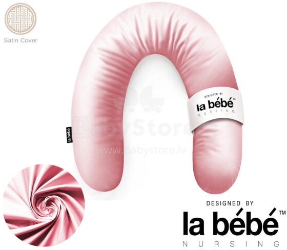 La Bebe™ Rich Satin Nursing Maternity Pillow Art.15624 30x104 cm