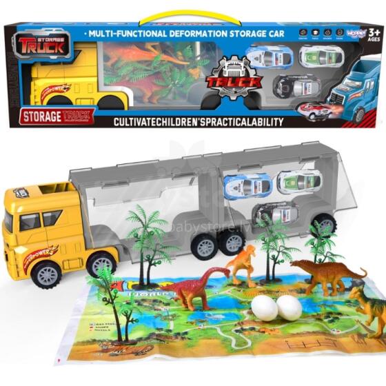 WOOPIE Veok Transporter 2in1 Dinosaurus Komplekt + Diorama