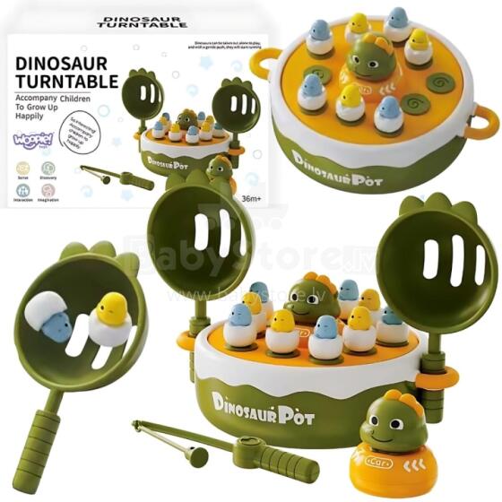 WOOPIE osavusmäng Dinosaurus Kalapüük 2in1 Katapult