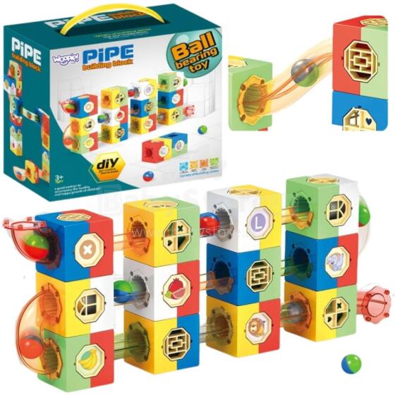 WOOPIE pallirada ehituskomplekt 3D plokid