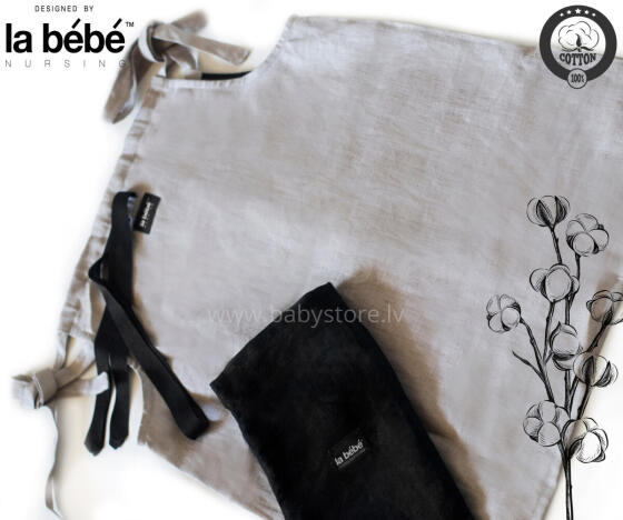 La bebe™ Mama Blouse Linen Art.2881 Naturaalsest linasest universaalne pluus rasedatele naistele, Natural linen