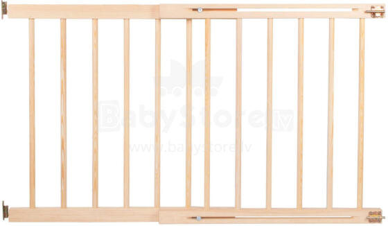 Puidust turvavärav Springos SG005, reguleeritav 72-122 cm