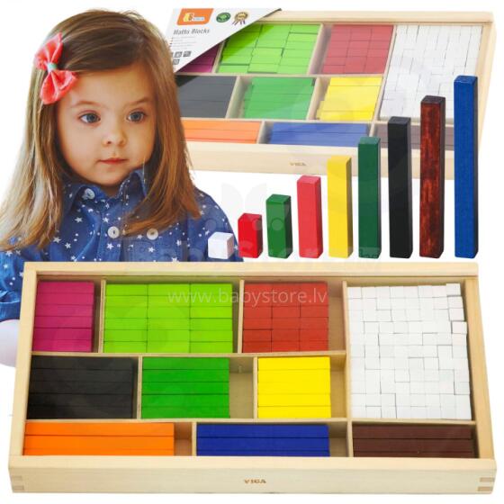 VIGA Puithariduslikud matemaatilised Cuisenaire pulgad