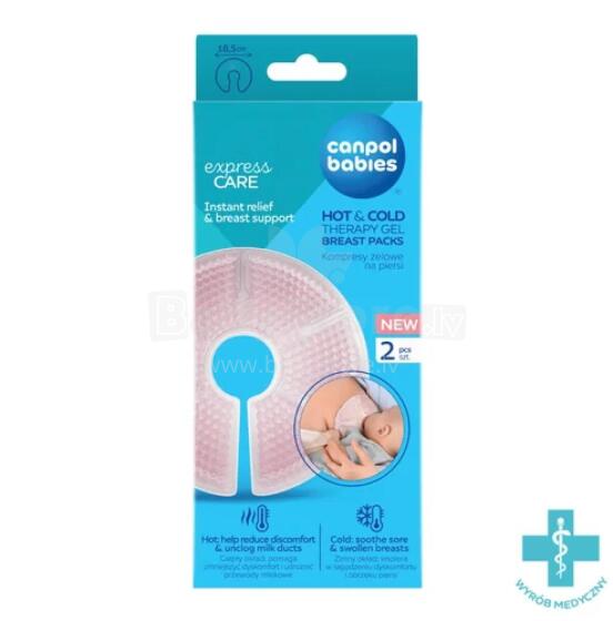 CANPOL 78/023 Geelkompressid Rinnale 2 tk