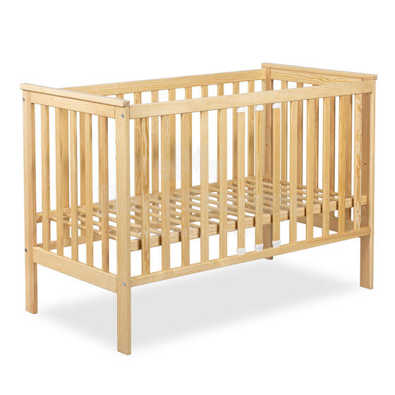Klups Iwon Art.256073 Pine Laste puidust võrevoodi piirdega, 120x60 cm
