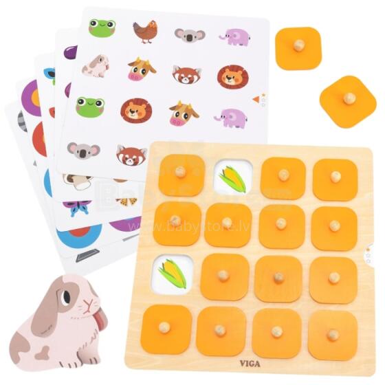 Viga Memory Mäng Mäleta Pilte 10 Kaarti Montessori