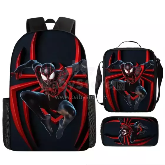 Children School Backpack Spiderman Art.258558 Vikerkaare