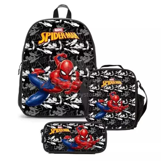Children School Backpack Spiderman Art.258564 Vikerkaare