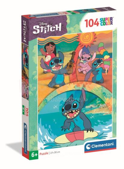 CLEMENTONI LAPSE PUZZLE Disney Stitch, 104 tk,, 25042