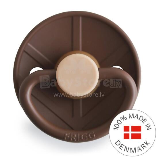 Frigg Little Viking Round Latex Art.10519 Bjorn Pacifier (nipple) made of 100% natural rubber 0-6 months (1 pcs.)