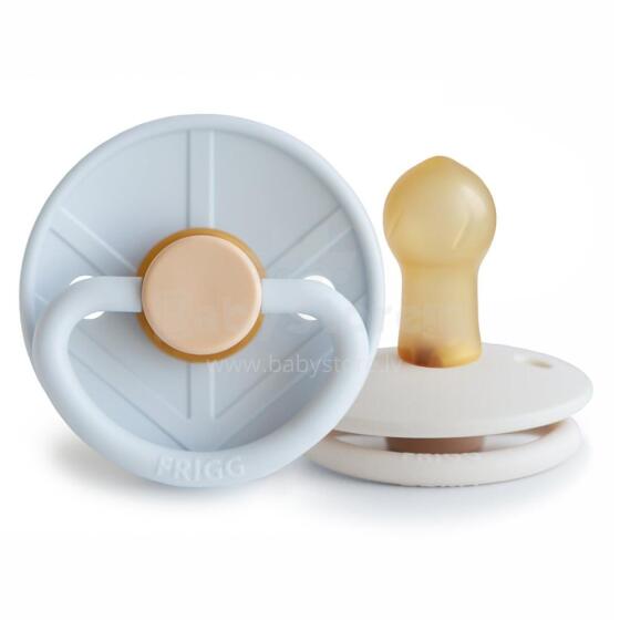 Frigg Little Viking Round Latex  Art.101540 Knud Sigrid mannekeen (lutt), mis on valmistatud 100% looduslikust kummist vanuses 0-6 kuud. (2 tk.)