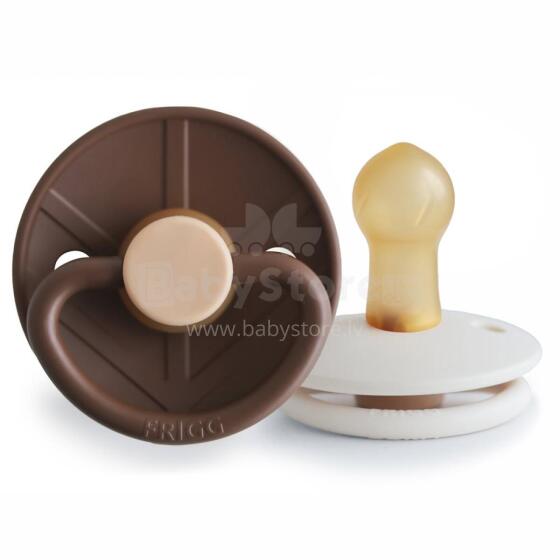 Frigg Little Viking Round Latex  Art.101537 Bjorn/Sigrid mannekeen (lutt), mis on valmistatud 100% looduslikust kummist vanuses 0-6 kuud. (2 tk.)