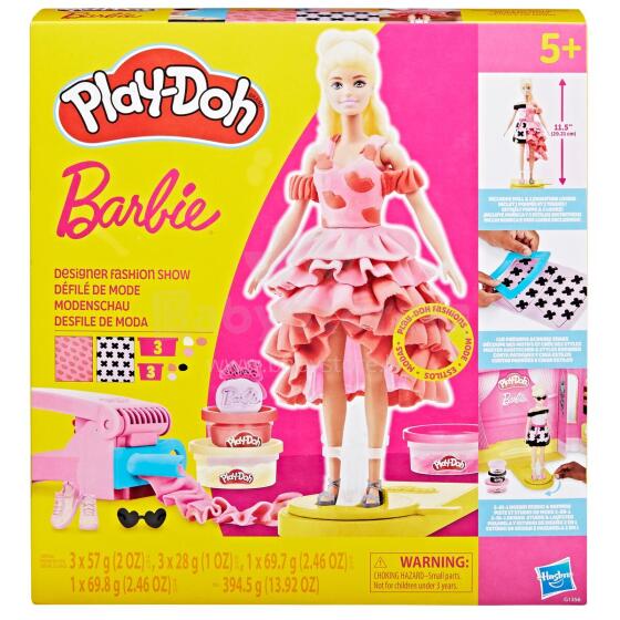 PLAY-DOH Rotaļu komplekts Barbie modes skate