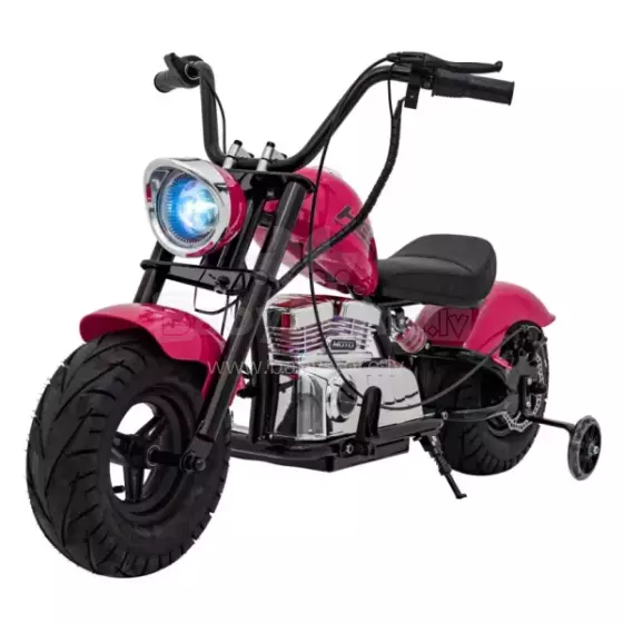 Motorcycle Chopper Warrior Art.260378 Pink Võimas 12v lapsega elektriline auto