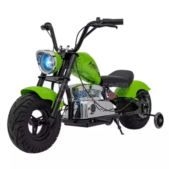 Motorcycle Chopper Warrior Art.260379 Green Võimas 12v lapsega elektriline auto