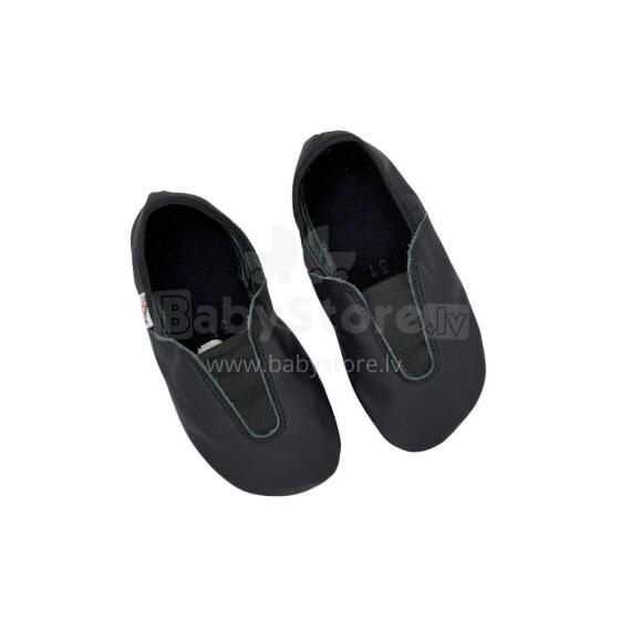 Bebe Basic Hip-Hop Gymnastics Shoes Art.SB132 Black Чешки гимнастические c кожанной подошвой