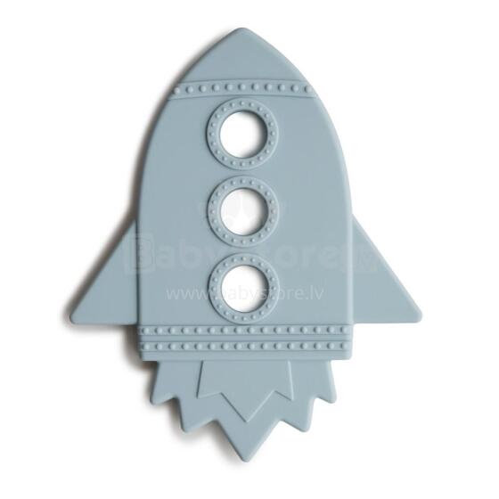 Mushie  Silicone Teether Rocket Art.2560455 Silikoonist kõristi (100% looduslik)