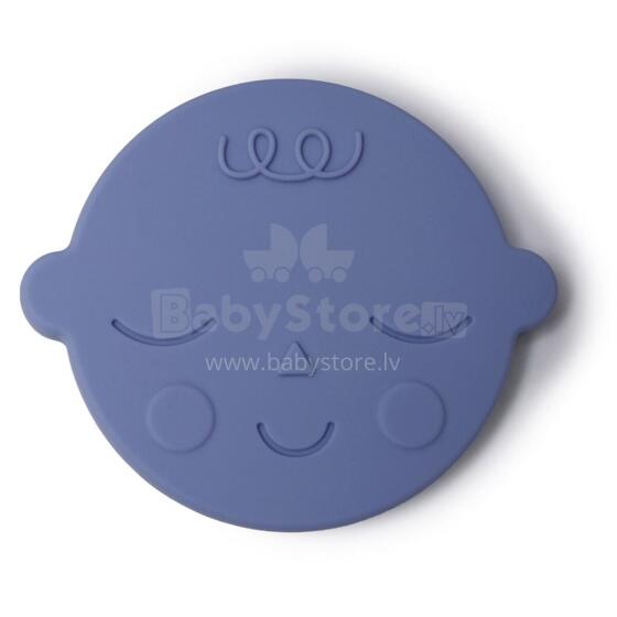 Mushie  Silicone Teether Face Art.2560318 Силиконовая погремушка (100% натуральная)