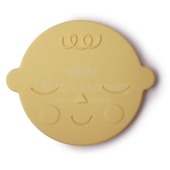 Mushie  Silicone Teether Face Art.2560320 Силиконовая погремушка (100% натуральная)