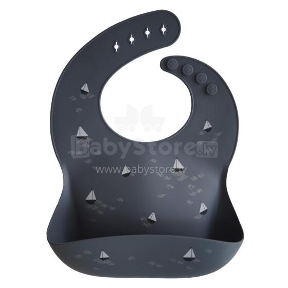 Mushie Silicone Bib Art.2500443 Beebipõll on valmistatud 100% kvaliteetsest silikoonist