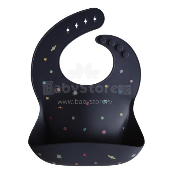 Mushie Silicone Bib Art.2500145 Beebipõll on valmistatud 100% kvaliteetsest silikoonist
