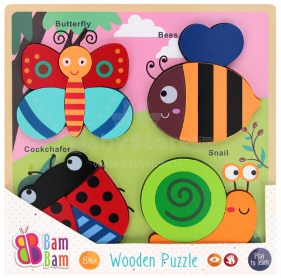 BAM BAM 541641 Puidust Pusle Aed