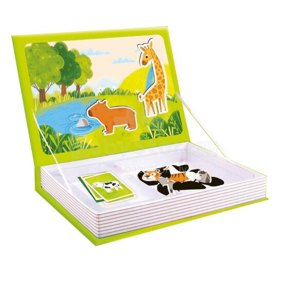 SMILY PLAY SP85299 Magnetraamat - Loomapusled