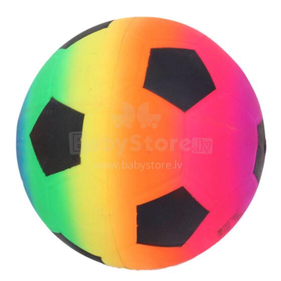 Rannapall Kummist Palm Rainbow Värviline Jalgpall 22cm