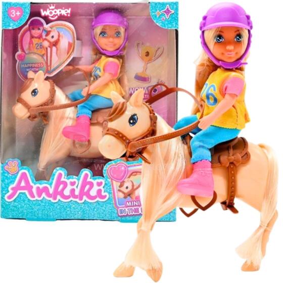 WOOPIE ROYAL Doll Rider with Horse Set