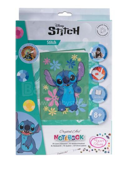 DISNEY Crystal Art Notebook Stitch