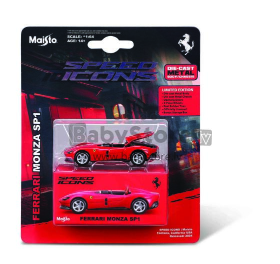 MAISTO DIE-CAST 1:64 auto Speed Icon, assortii, 15700