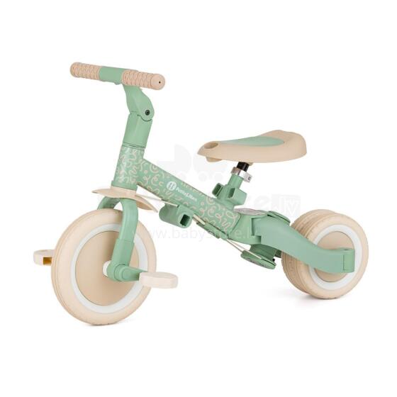 PETITE&MARS 613480 Multifunktsionaalne kolmerattaline 5in1 Turbo Roheline Twist