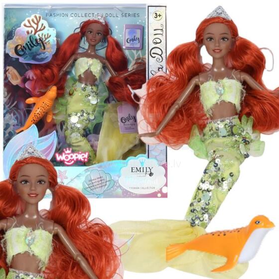 WOOPIE ROYAL Doll Mermaid Emi Mermaid with Seal