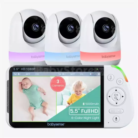 Babysense Video Baby Monitor Max View Pro Art.268711 Digitaalne beebimonitor koos ekraaniga